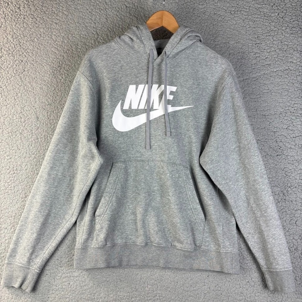 Nike Mens Sportswear Fleece‎ PO Graphic Hoodie Size M Charcoal BV2973-063 Canter
